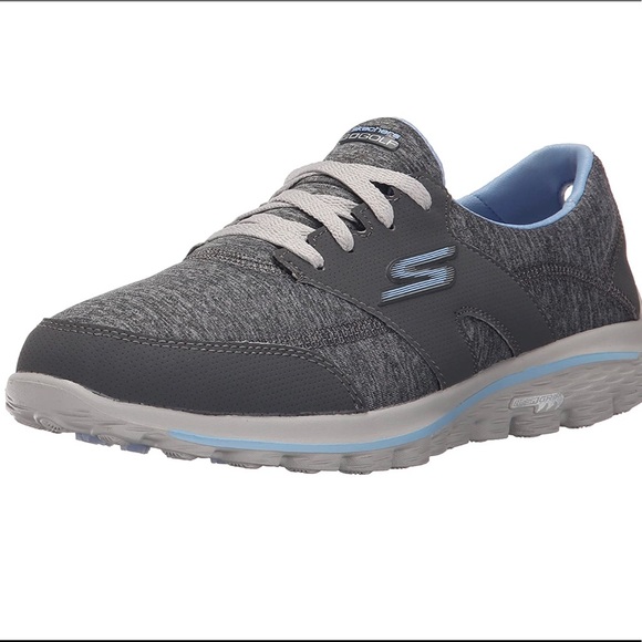 Skechers Go Walk 2 Golf Shoes Sneaker Grey Size 6 - Picture 4 of 9